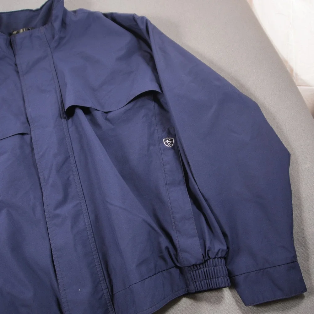 Vintage 90S Nike Golf Storm-Fit Zip Men Jacket L Windbraker Vented Retro Sport